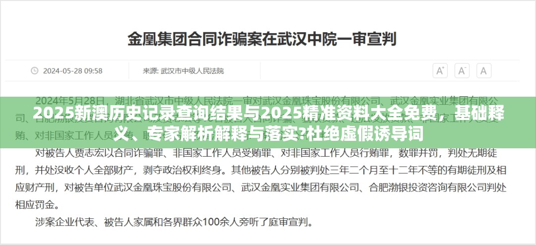 2025新澳历史记录查询结果与2025精准资料大全免费，基础释义、专家解析解释与落实?杜绝虚假诱导词