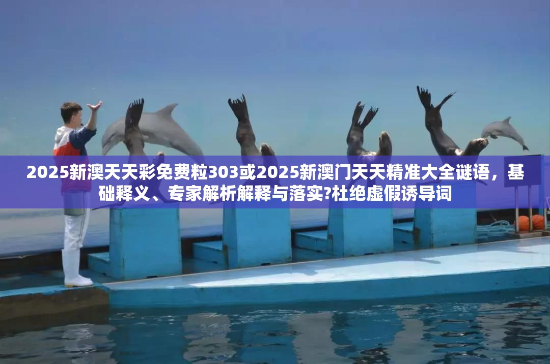 2025新澳天天彩免费粒303或2025新澳门天天精准大全谜语，基础释义、专家解析解释与落实?杜绝虚假诱导词
