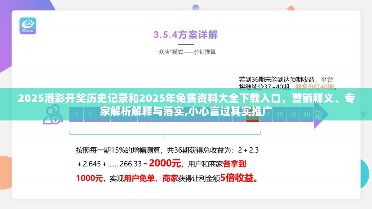 2025港彩开奖历史记录和2025年免费资料大全下载入口，营销释义、专家解析解释与落实,小心言过其实推广