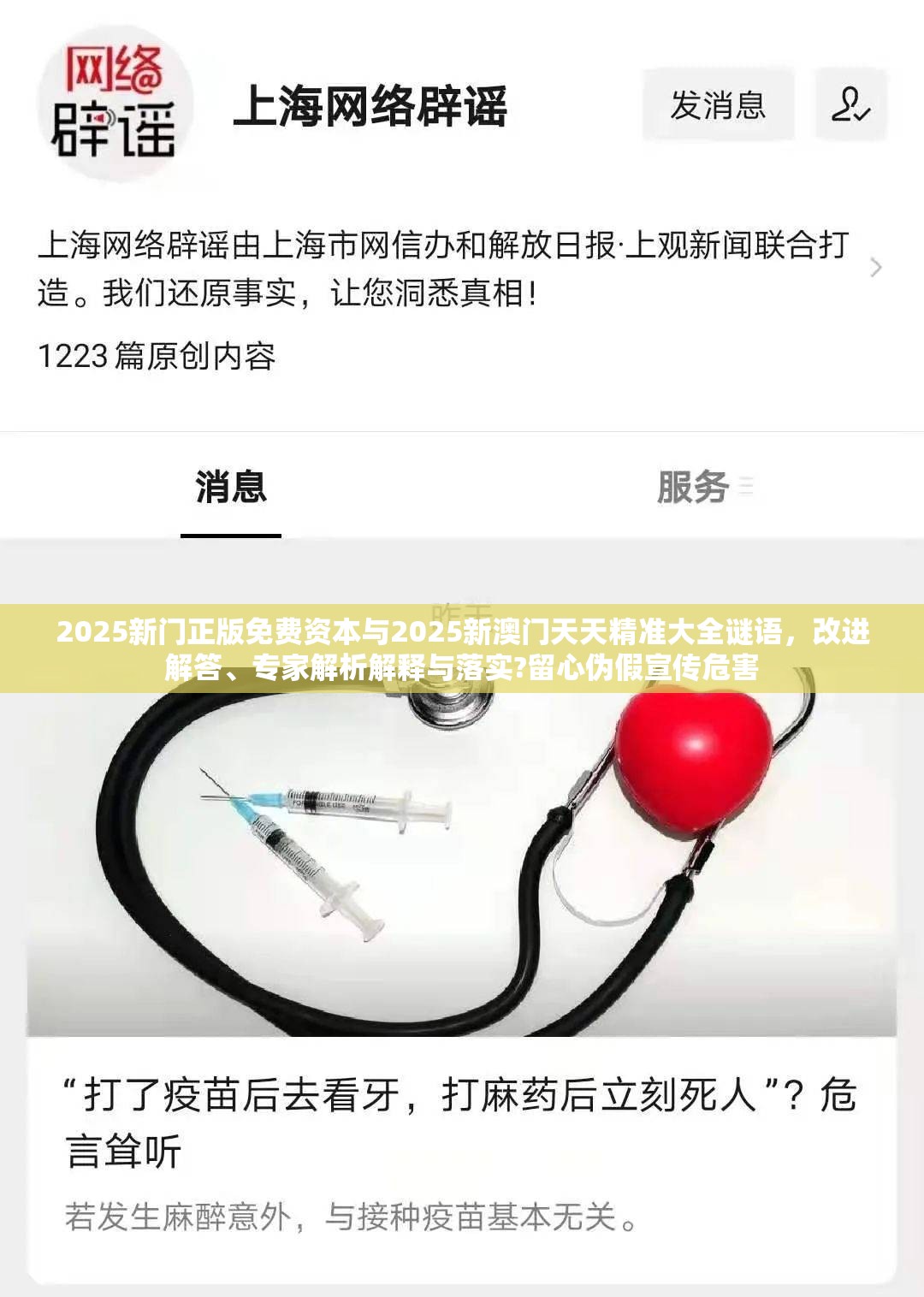 2025新门正版免费资本与2025新澳门天天精准大全谜语，改进解答、专家解析解释与落实?留心伪假宣传危害