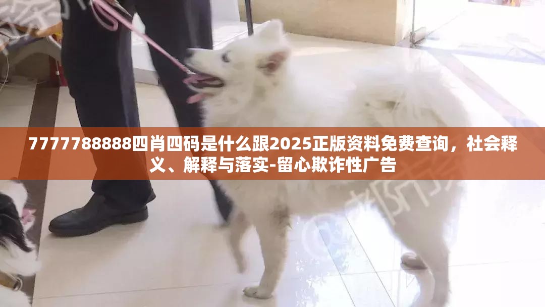 7777788888四肖四码是什么跟2025正版资料免费查询，社会释义、解释与落实-留心欺诈性广告