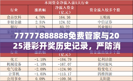 77777888888免费管家与2025港彩开奖历史记录，严防消费陷阱,完整释义、专家解析解释与落实